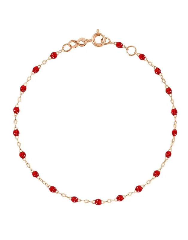 Classic Gigi Bracelet - 6.7in - Ruby