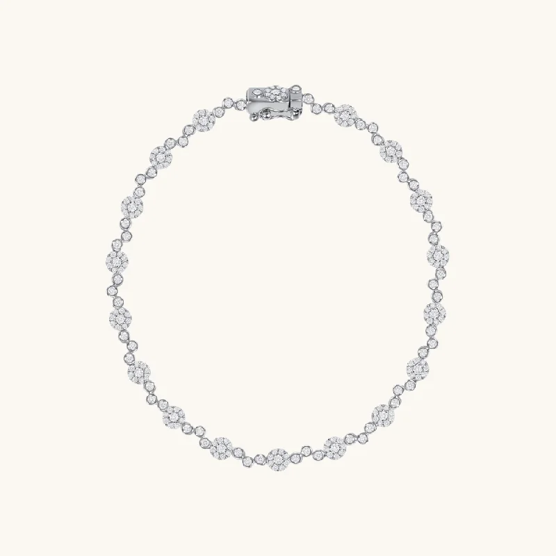 Diamond Bubble Tennis Bracelet