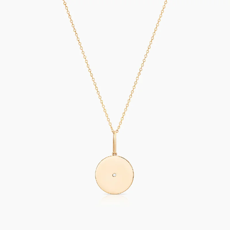 Full Circle Coin Necklace