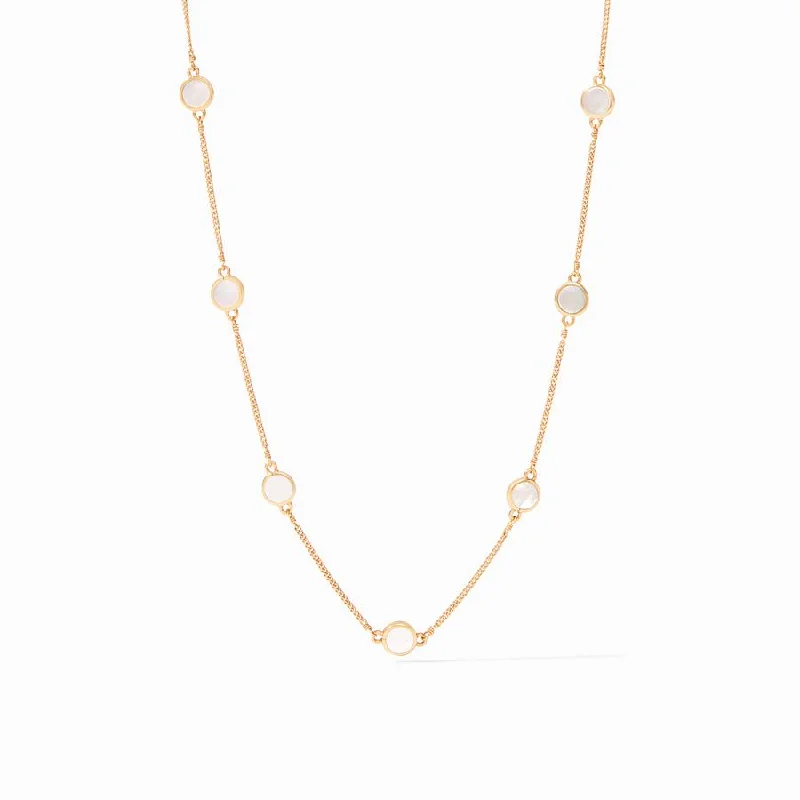 Julie Vos Valencia Delicate Station Necklace