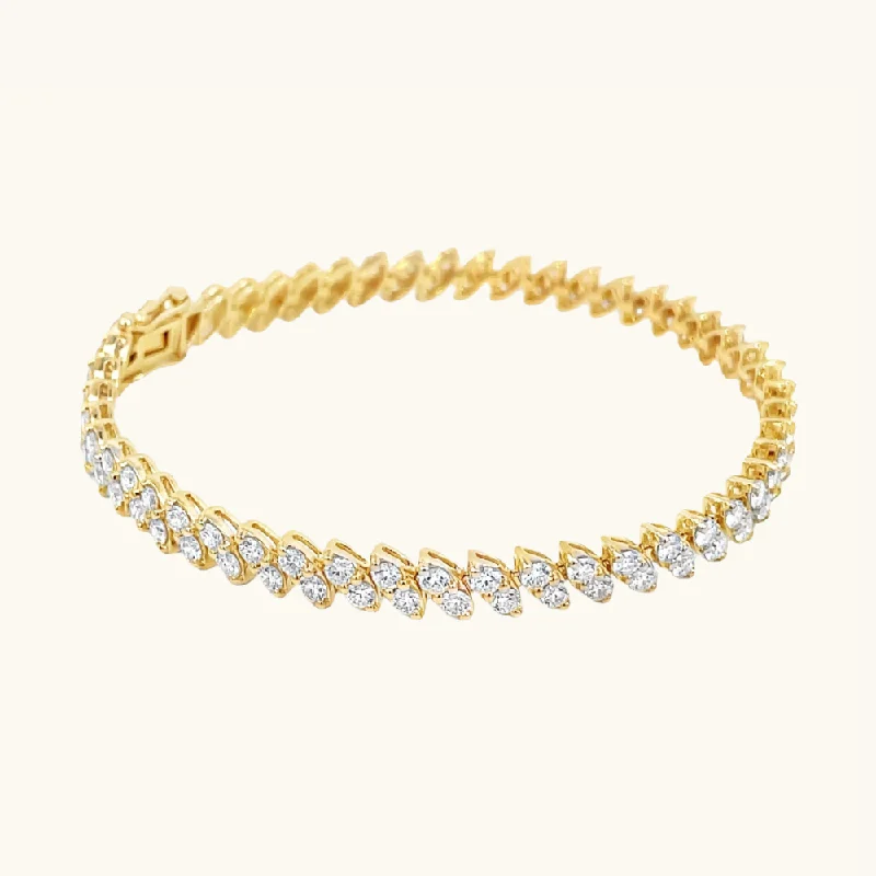 Marquise Illusion Tennis Bracelet