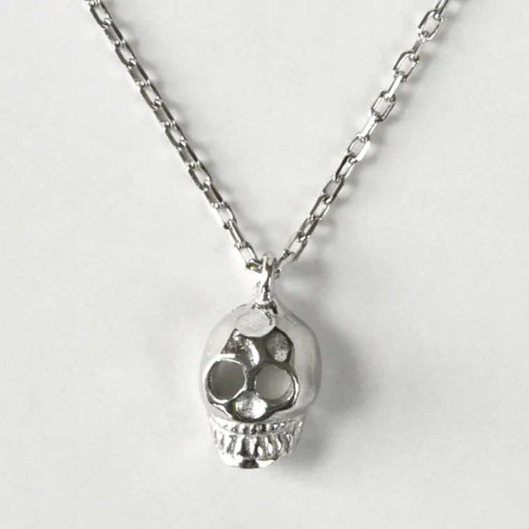 Memento Mori Necklace in Sterling Silver