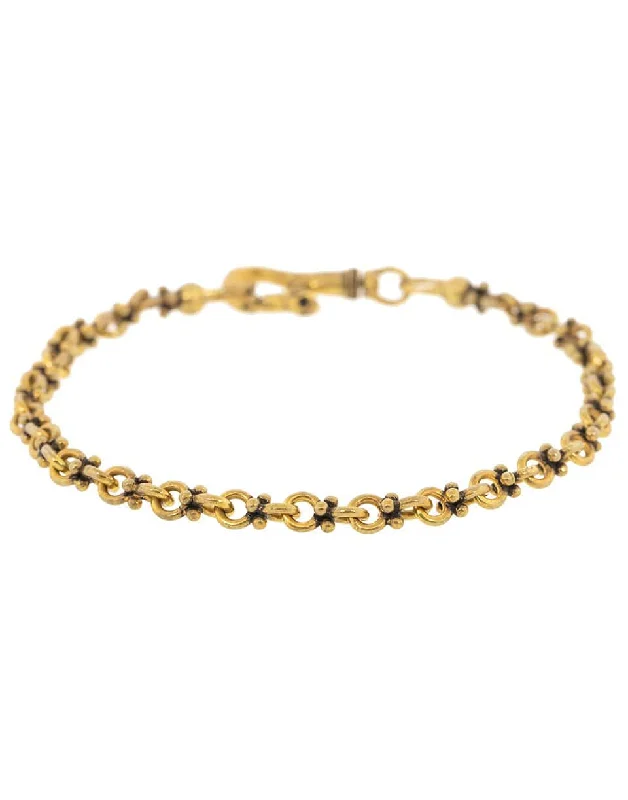 Plain Double Round Chain Bracelet