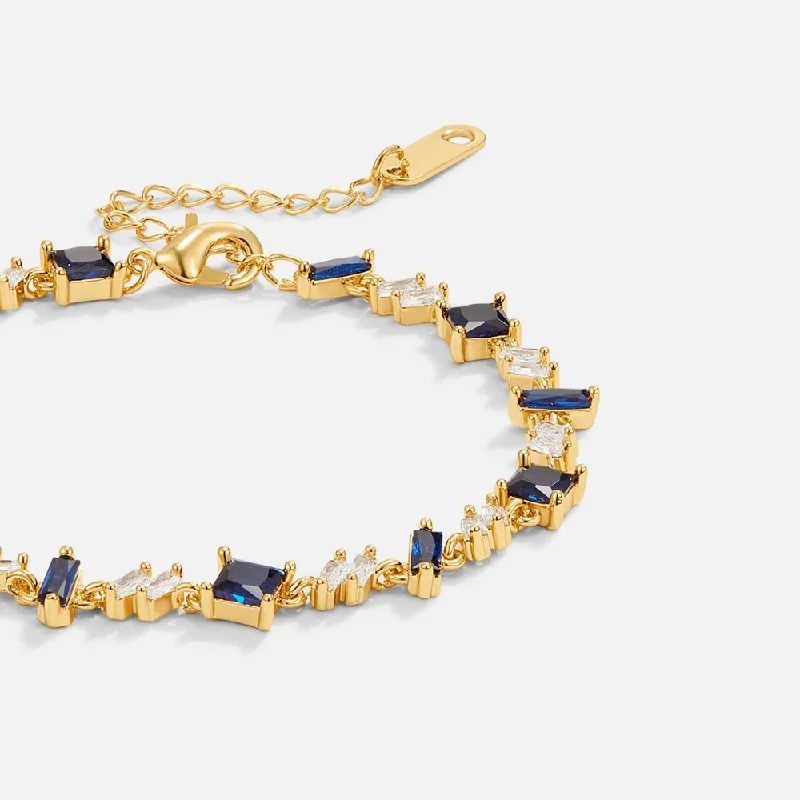 Royal Blue Tiana Crystal Bracelet