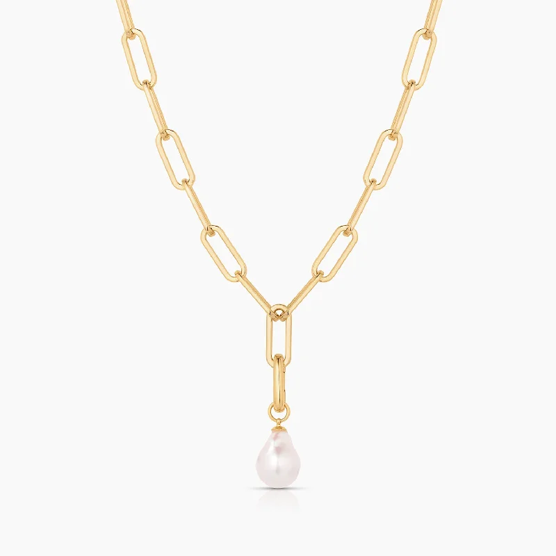 Talia Pearl Link Necklace