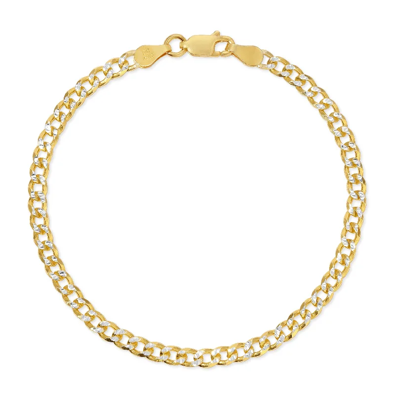 Two-tone Cuban Link Bracelet