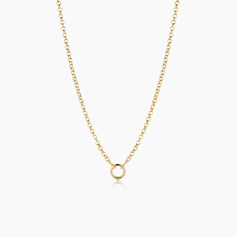 Vienna Rolo Charm Necklace